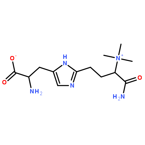 2-AMINO-3-[2-[4-AMINO-4-OXO-3-(TRIMETHYLAZANIUMYL)BUTYL]-1H-IMIDAZOL-5-YL]PROPANOATE 