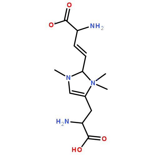 (E)-2-AMINO-4-[5-(2-AMINO-2-CARBOXYETHYL)-1,1,3-TRIMETHYL-2H-IMIDAZOL-1-IUM-2-YL]BUT-3-ENOATE 