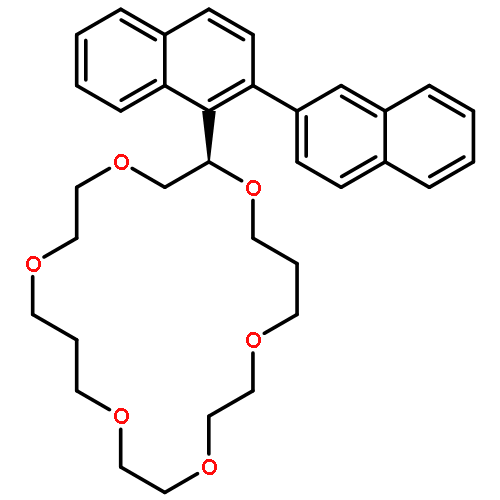 Dinaphtho[2,1-q:1',2'-s][1,4,7,10,13,16]hexaoxacycloeicosin,4,5,7,8,10,11,13,14,16,17-decahydro-, (24bR)-