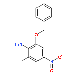 Benzenamine, 2-iodo-4-nitro-6-(phenylmethoxy)-