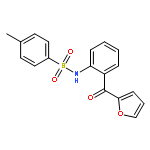 Benzenesulfonamide, N-[2-(2-furanylcarbonyl)phenyl]-4-methyl-