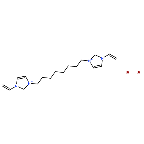 1H-Imidazolium, 1,1'-(1,8-octanediyl)bis[3-ethenyl-, dibromide