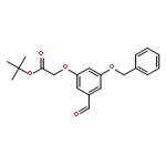 Acetic acid, [3-formyl-5-(phenylmethoxy)phenoxy]-, 1,1-dimethylethylester