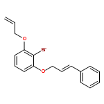 BENZENE, 2-BROMO-1-[[(2E)-3-PHENYL-2-PROPENYL]OXY]-3-(2-PROPENYLOXY)-