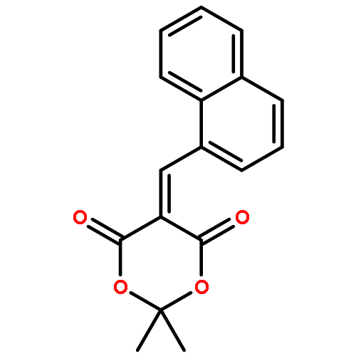 2,2-DIMETHYL-5-(NAPHTHALEN-1-YLMETHYLIDENE)-1,3-DIOXANE-4,6-DIONE 