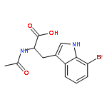 Tryptophan, N-acetyl-7-bromo-