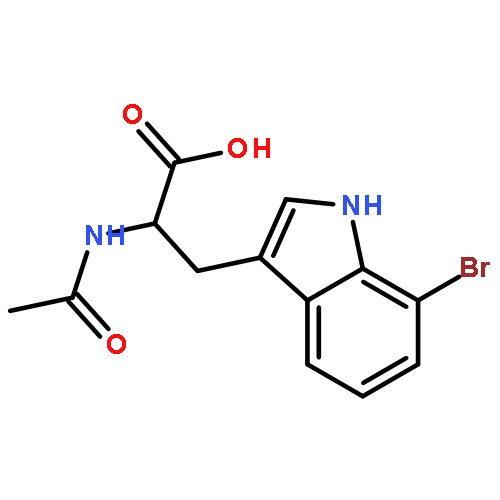 Tryptophan, N-acetyl-7-bromo-