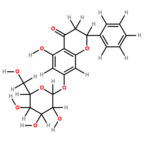 (2S)-pinocembrin 7-O-beta-D-glucoside