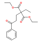 Propanedioic acid, ethyl(3-oxo-3-phenylpropyl)-, diethyl ester