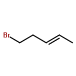 (E)-5-bromo-2-pentene