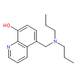 8-Quinolinol, 5-[(dipropylamino)methyl]-