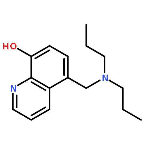 8-Quinolinol, 5-[(dipropylamino)methyl]-