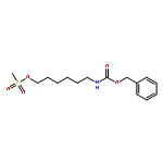 Carbamic acid, [6-[(methylsulfonyl)oxy]hexyl]-, phenylmethyl ester