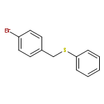 Benzene, 1-bromo-4-[(phenylthio)methyl]-