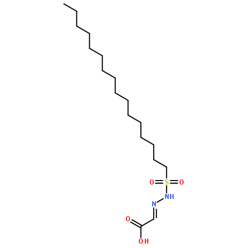 ACETIC ACID, [(HEXADECYLSULFONYL)HYDRAZONO]- 