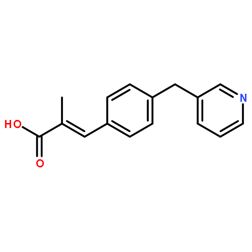 (E)-2-METHYL-3-[4-(PYRIDIN-3-YLMETHYL)PHENYL]PROP-2-ENOIC ACID 