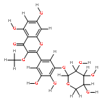 3'-O-beta-D-Xylopyranoside-3',4',5,5',7-Pentahydroxy-3-methoxyflavone