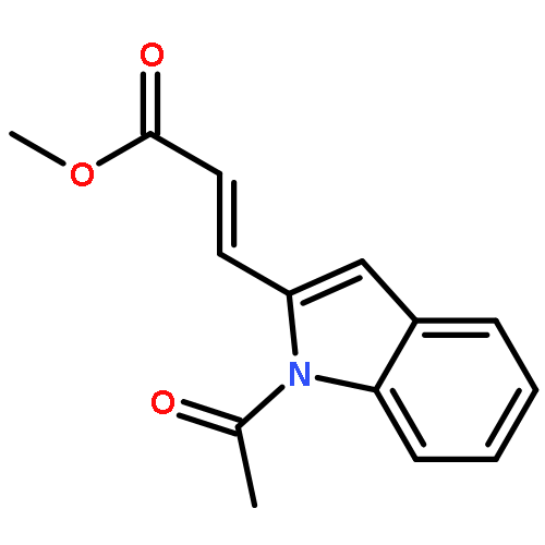 2-Propenoic acid, 3-(1-acetyl-1H-indol-2-yl)-, methyl ester, (E)-