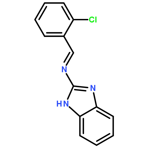 1H-Benzimidazol-2-amine, N-[(2-chlorophenyl)methylene]-