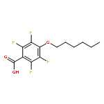 Benzoic acid, 2,3,5,6-tetrafluoro-4-(hexyloxy)-