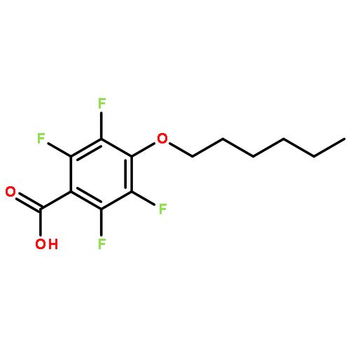 Benzoic acid, 2,3,5,6-tetrafluoro-4-(hexyloxy)-