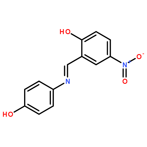 PHENOL, 2-[[(4-HYDROXYPHENYL)IMINO]METHYL]-4-NITRO-