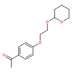 ETHANONE, 1-[4-[2-[(TETRAHYDRO-2H-PYRAN-2-YL)OXY]ETHOXY]PHENYL]-