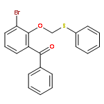 METHANONE, [3-BROMO-2-[(PHENYLTHIO)METHOXY]PHENYL]PHENYL-