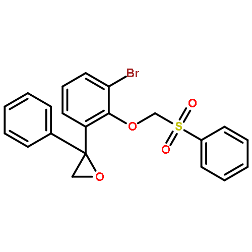 Oxirane, 2-[3-bromo-2-[(phenylsulfonyl)methoxy]phenyl]-2-phenyl-