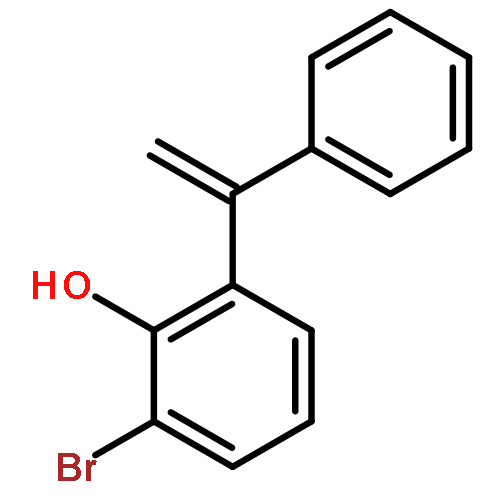 PHENOL, 2-BROMO-6-(1-PHENYLETHENYL)-