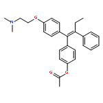 [4-[1-[4-[2-(DIMETHYLAMINO)ETHOXY]PHENYL]-2-PHENYLBUT-1-ENYL]PHENYL] ACETATE 