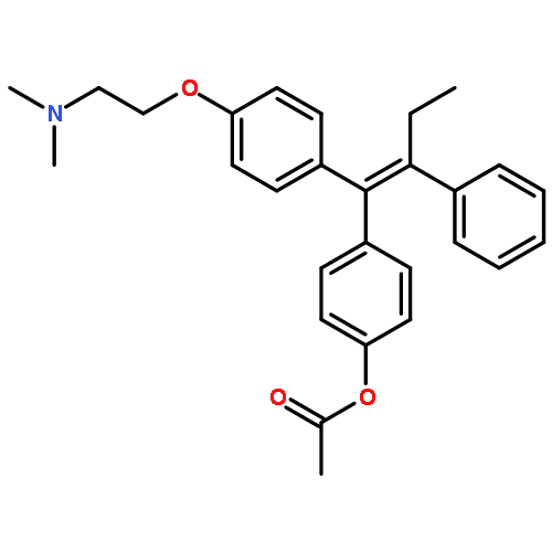 [4-[1-[4-[2-(DIMETHYLAMINO)ETHOXY]PHENYL]-2-PHENYLBUT-1-ENYL]PHENYL] ACETATE 