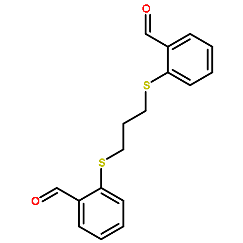 Benzaldehyde, 2,2'-[1,3-propanediylbis(thio)]bis-