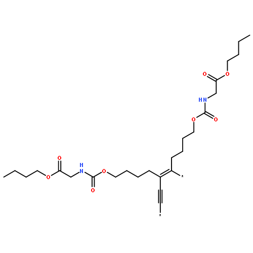 Poly[1,2-bis[4-[[[(2-butoxy-2-oxoethyl)amino]carbonyl]oxy]butyl]-1-buten-
3-yne-1,4-diyl]