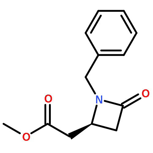 2-Azetidineacetic acid, 4-oxo-1-(phenylmethyl)-, methyl ester, (S)-