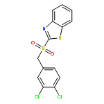 2-[(3,4-DICHLOROPHENYL)METHYLSULFONYL]-1,3-BENZOTHIAZOLE 