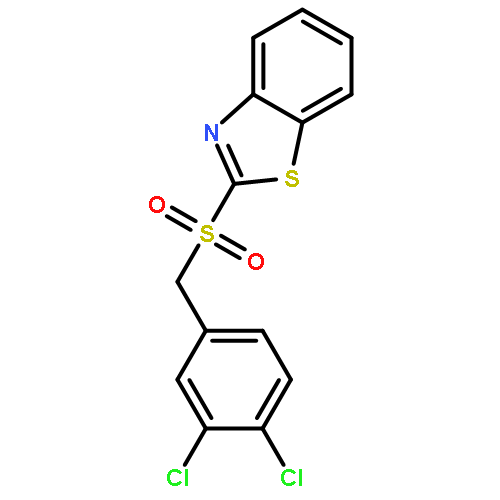 2-[(3,4-DICHLOROPHENYL)METHYLSULFONYL]-1,3-BENZOTHIAZOLE 