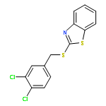 2-[(3,4-DICHLOROPHENYL)METHYLSULFANYL]-1,3-BENZOTHIAZOLE 