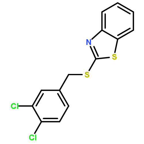 2-[(3,4-DICHLOROPHENYL)METHYLSULFANYL]-1,3-BENZOTHIAZOLE 