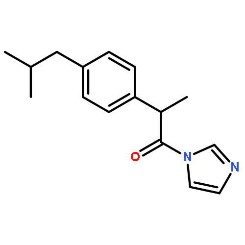 1-IMIDAZOL-1-YL-2-[4-(2-METHYLPROPYL)PHENYL]PROPAN-1-ONE 