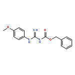 Carbamic acid, [imino[(4-methoxyphenyl)amino]methyl]-, phenylmethylester