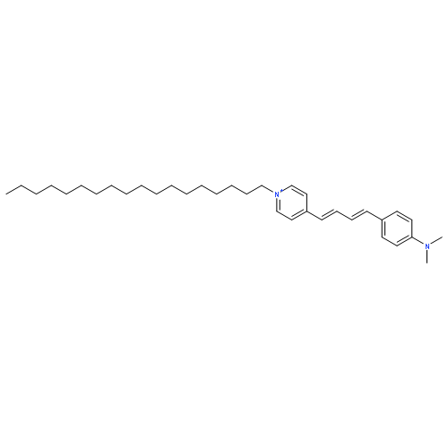 Pyridinium,4-[(1E,3E)-4-[4-(dimethylamino)phenyl]-1,3-butadienyl]-1-octadecyl-