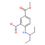 BENZOIC ACID, 4-[(1-ETHYLPROPYL)AMINO]-3-NITRO-, METHYL ESTER