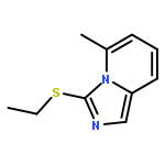 Imidazo[1,5-a]pyridine, 3-(ethylthio)-5-methyl-