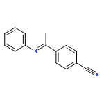 BENZONITRILE, 4-[1-(PHENYLIMINO)ETHYL]-