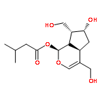 Butanoic acid,3-methyl-,(1S,4aS,6S,7S,7aS)-1,4a,5,6,7,7a-hexahydro-6-hydroxy-4,7-bis(hydroxymethyl)cyclopenta[c]pyran-1-ylester