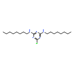 6-CHLORO-2-N,4-N-DIOCTYL-1,3,5-TRIAZINE-2,4-DIAMINE 