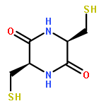 2,5-PIPERAZINEDIONE, 3,6-BIS(MERCAPTOMETHYL)-, (3R,6R)-