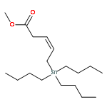 3-PENTENOIC ACID, 5-(TRIBUTYLSTANNYL)-, METHYL ESTER, (Z)-