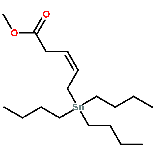 3-PENTENOIC ACID, 5-(TRIBUTYLSTANNYL)-, METHYL ESTER, (Z)-